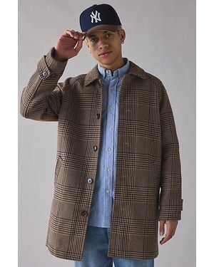 Slate & Stone Raglan Sleeve Overcoat Jacket - Black