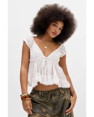 Kimchi Blue Belle Blouse - White