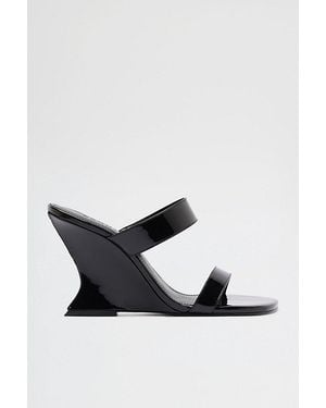 SCHUTZ SHOES Siena Mule Wedge - White
