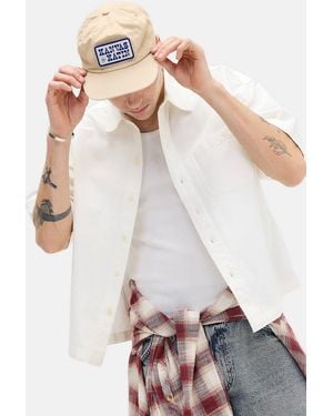 BDG Solid White Arlo Shirt