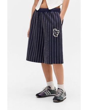 iets frans... Harri Longline Varsity Shorts - Blue