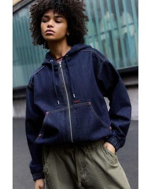 BDG Rinse Denim Skate Jacket - Blue