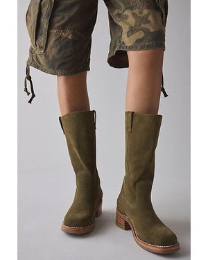 Frye Campus 12R Suede Boots - Green