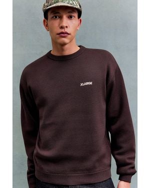 X-Large Brown Backside Og Knit Jumper - Grey
