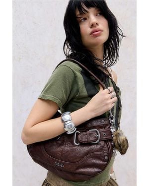 BDG Selma Faux Leather Shoulder Bag - Brown