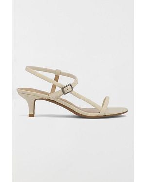 MIA Mia Meleani Strappy Kitten Heel Sandal - White