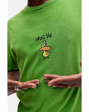 Urban Outfitters Uo What The Duck T-shirt - Green