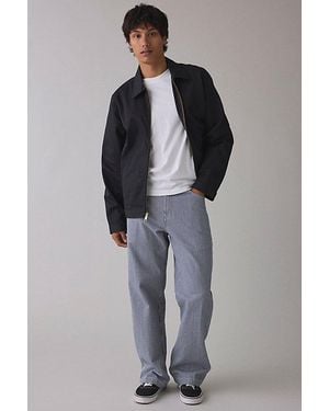Dickies Hickory Stripe Loose Straight Fit Pants - Gray