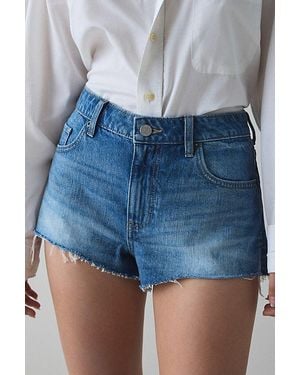 BDG Georgie Denim Cutoff Short - Blue