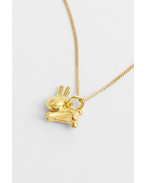 LICENSED TO CHARM Leaping Miffy Pendant Necklace - Metallic