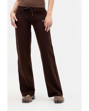 iets frans... Kali Straight Leg Joggers - Brown