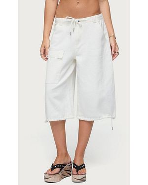 Edikted Cargo Bermuda Shorts - Gray