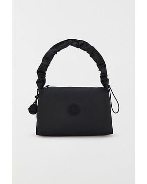 Kipling Eleni Medium Smooth Satin Shoulder Bag - Black