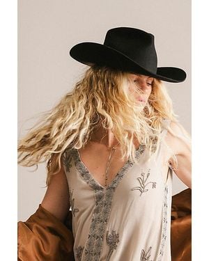 Gigi Pip Charlie Western Hat - Brown