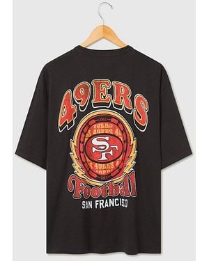 Junk Food Nfl City Series Oversized Tee - Red