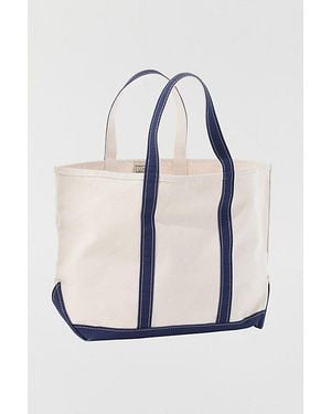 L.L. Bean L. L.Bean Boat And Tote Open-Top Large Bag - White