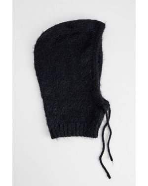 Urban Outfitters Uo Knit Hood - Black
