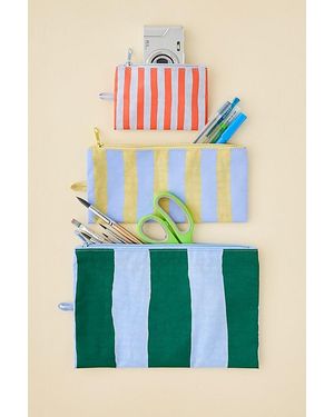 BAGGU Flat Pouch Set - Green