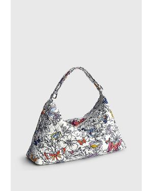 Vera Bradley Quilted Cotton Marcelle Shoulder Bag - Blue