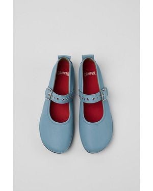 Camper Right Nina Buckle Ballerinas Shoe - Red