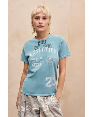 BDG Stamp Graphic Relaxed T-shirt - Blue
