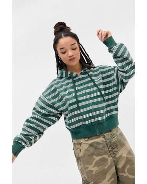 BDG Easy Stripe Hoodie - Green