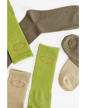 Oakley Uo Exclusive Ellipse Crew Socks 3-pack - Green