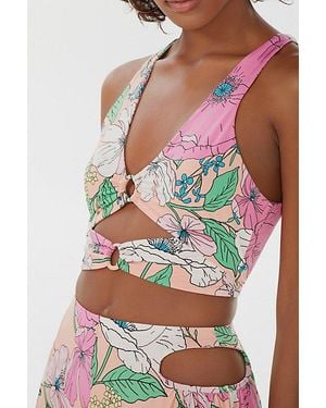 AFRM Darya O-Ring Detail Crop Tank Top - Multicolor