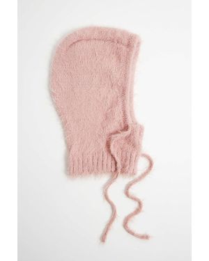 Urban Outfitters Uo Kody Fluffy Knitted Hood - Pink