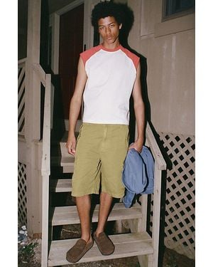 BDG Jacob Ripstop Cotton Cargo Shorts - Green