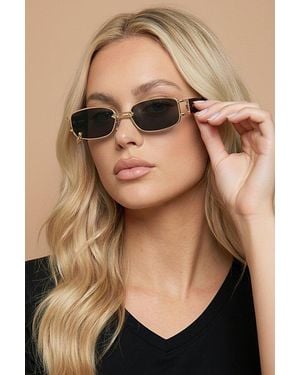 Fifth & Ninth Fifth & Ninth Inez Pierced Lens Sunglasses - Black
