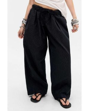 BDG Bobbi Mini Stripe Baggy Trousers - Blue