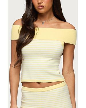 Edikted Camil Striped Knit Top - Multicolor