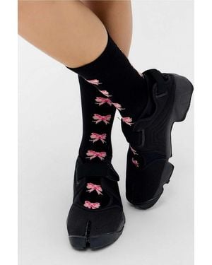 Happy Socks Bow Socks - Black