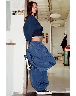 BDG Cloud Low-Rise Baggy Balloon Pants - Blue