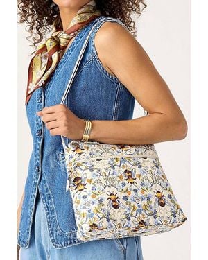 Vera Bradley Quilted Cotton Zip Hipster Bag - Blue