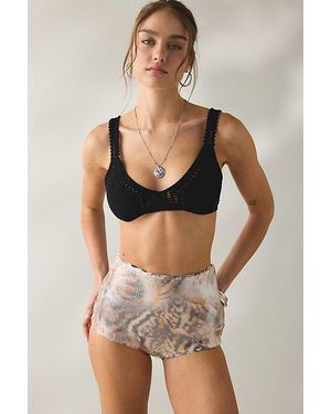 AFRM Rose Sequin Mesh Hot Shorts - Multicolour