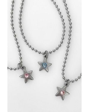 Five Fourty Nine Astro Ball Bead Necklace - Gray
