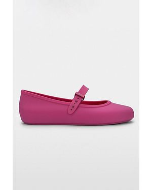 Melissa Soft Jelly Ballerina Flat - Pink