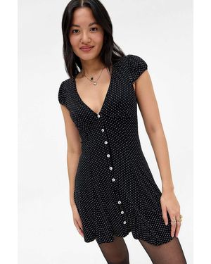 Kimchi Blue Nadia Tea Dress - Black