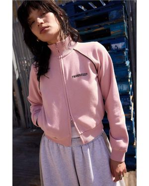 iets frans... Ally Shruken Track Top - Pink