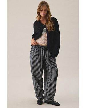 Lioness Aura Cotton Pull-On Baggy Pants - Blue