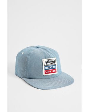 Brixton Service Dept Snapback Cap - Blue