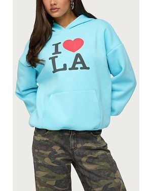 Edikted I Heart La Hoodie - Blue