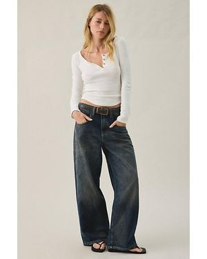 BDG Jaya Wash Effect Baggy Boyfriend Jeans - Blue
