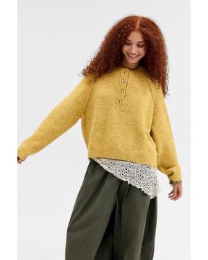 BDG Henley Jumper - Yellow