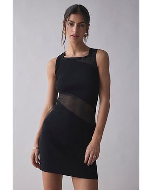 FANG NYC Uo Exclusive Censor Mini Dress - Blue