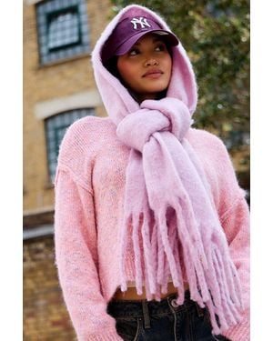 Urban Outfitters Uo Lenora Blanket Scarf - Pink