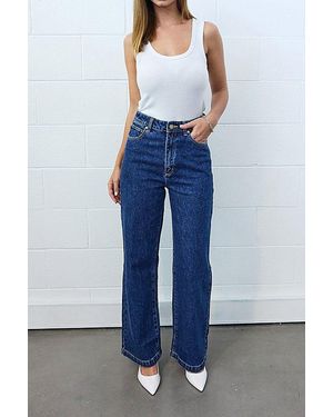 Abrand Jeans 94 High & Wide Petite - Blue