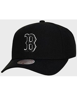 Mitchell & Ness Mlb Boston Sox Panda Pro Snapback Hat - Black